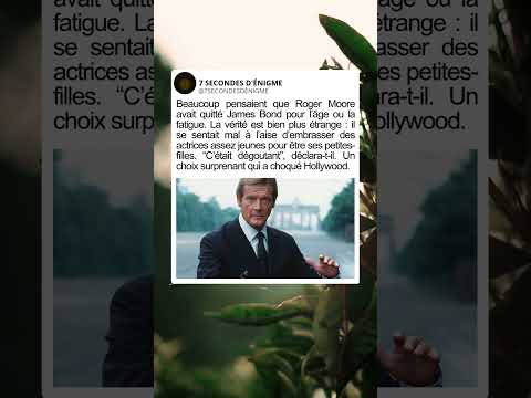 Roger Moore Revealed the True Nature of Being James Bond #shorts