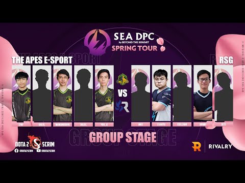 The Apes E-Sport vs RSG - DPC SEA 2021/22 Tour 2: Division II - Group Stage - B03