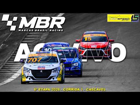🔴 MARCAS BRASIL RACING | Corrida 1 | 6ª Etapa 2026 | Cascavel (PR) | Ao Vivo