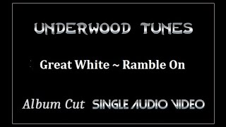 Great White ~ Ramble On (Led Zeppelin cover) (Live) ~ 1998 ~ Single Audio Video