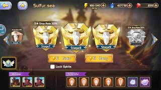 Star Summoners iOS gameplay: SULFUR SEA showcase