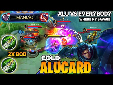 MANIAC! Double BOD Build [ Former Top 1 Global Alucard ] By Cold - Mobile Legend