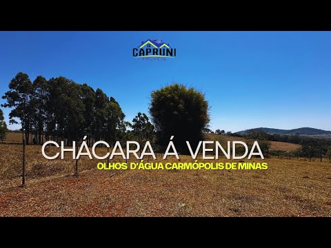 Chácara á venda 1.000m2 - Olhos d'água - Carmópolis de Minas