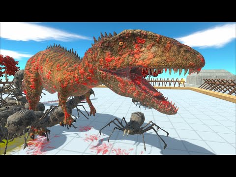 50X Sabre-Tootheed Spider vs All Units - Animal Revolt Battle Simulator