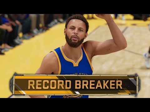 NBA 2K21 Steph Curry My Career Ep. 4 - Curry Sets an NBA Record!