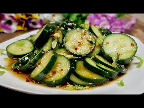 Spicy Asian Cucumber Salad Recipe