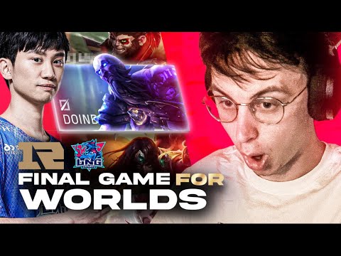 DOINB OR XIAOHU WHO WILL MAKE WORLDS - GAME 5 LNG VS RNG COSTREAM - CAEDREL