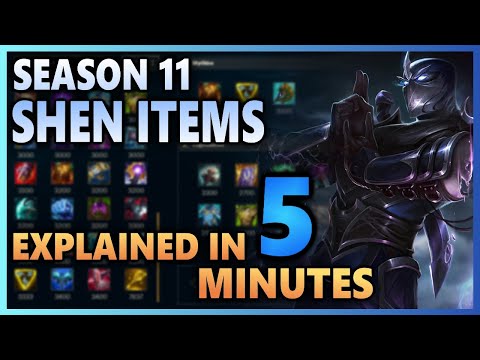 PRE-SEASON 11 Shen Items Explained in 5 Minutes