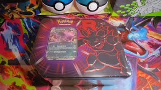 Opening a Team Rocket’s Nidoking ex Tin! | Pokémon Tin Opening