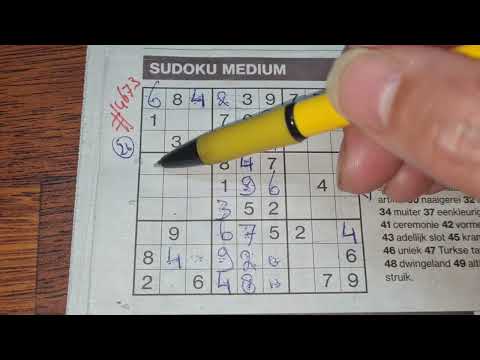 New movie released of Jurrasic Park! (#4673) Medium Sudoku puzzle 06-09-2022