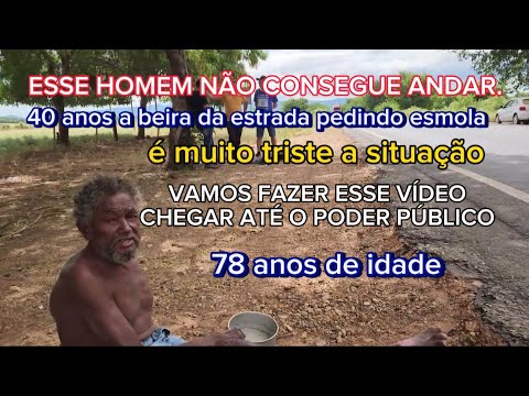 CONHEÇA O HOMEM QUE VIVE A 40 ANOS A BEIRA DA ESTRADA. MATO VERDE-MG.