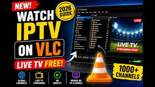 How to Watch IPTV on VLC Media Player (2026) | Free Live TV Setup