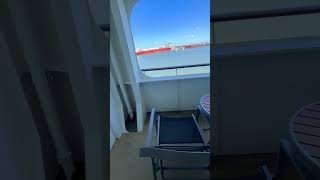 Spacious Ocean Balcony Room on voyager of the seas @RoyalCaribbean #cruise #fyp #viral