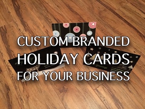 Vista Print Custom branded holiday cards for your...