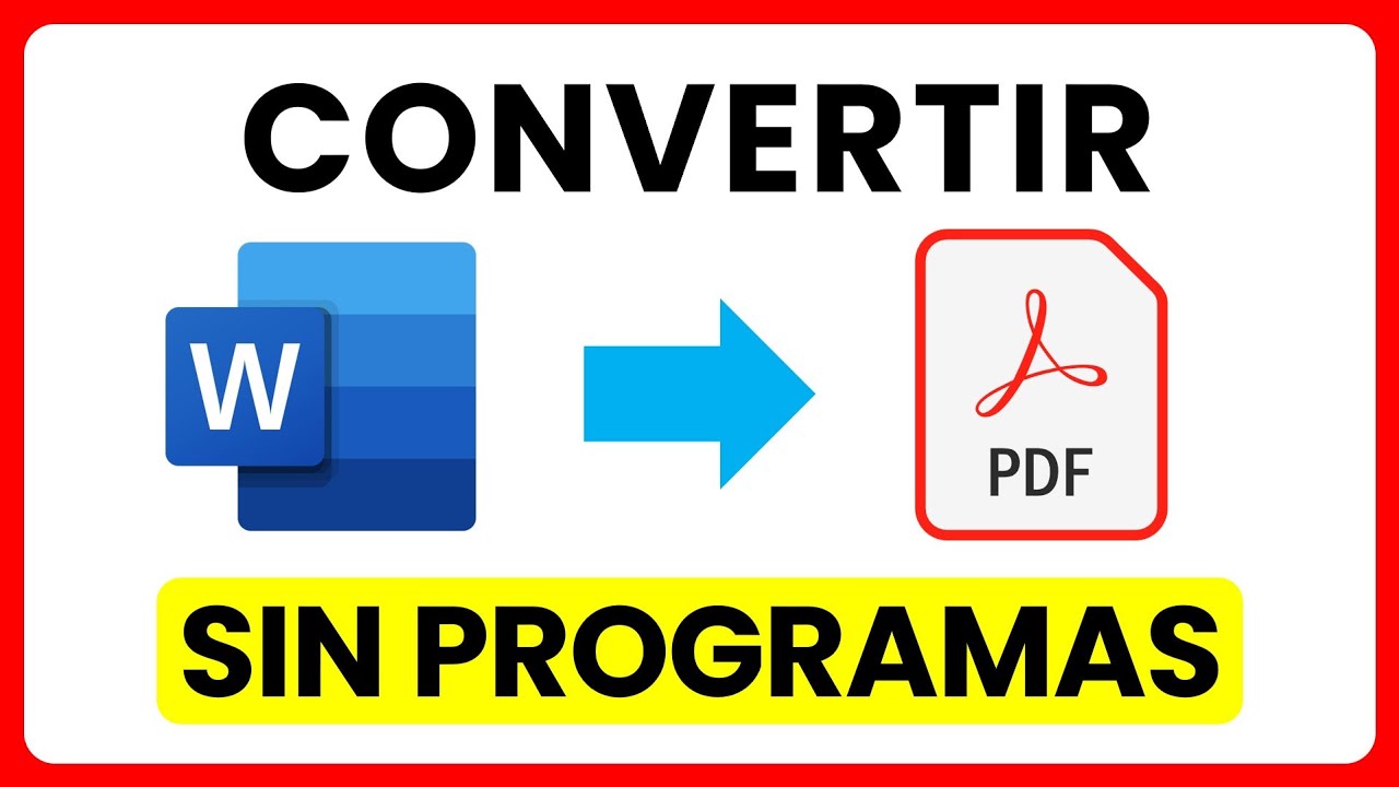 How to convert WORD to PDF without programs - 2021 Guide