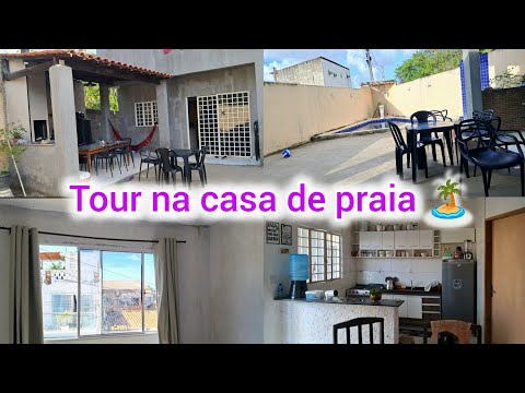 CHEGAMOS NA CASA DE PRAIA 🏖 PRAIA DE TABUBA BARRA DE  SANTO ANTÔNIO ALAGOAS ⛱️