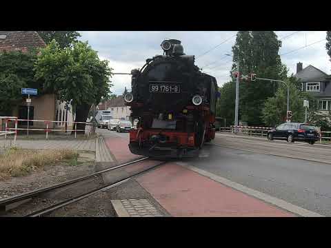 Die Lößnitzgrundbahn im Sommer 2023 / Teil 1 / von Radebeul Ost bis Friedewald Haltepunkt