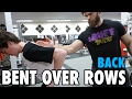 Teen Beginners Bodybuilding Training - BENT OVER ROWS
