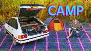 I Took A 1986 Toyota Corolla Camping (Pure Nostalgia)