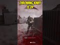 Throwing Knife Is OP Shorts Warzone2 Dmz