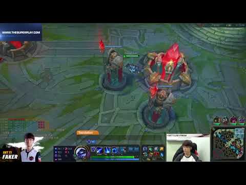 SKT T1 Faker Xerath vs Leblanc mid pre Season 8 Full HD
