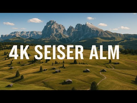 4k Seiser Alm, Schlern, Langkofel und Plattkofel