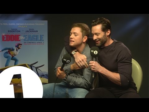 Hugh Jackman And Taron Egerton play Initial Reaction