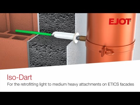 EJOT® Iso-Dart ETICS fastener for mounted parts