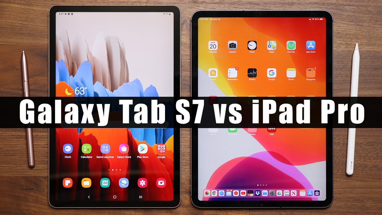 Samsung Galaxy Tab S7 vs iPad Pro - Full Comparison