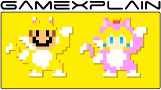 Cat Mario & Cat Peach Costume Trailers in Super Mario Maker