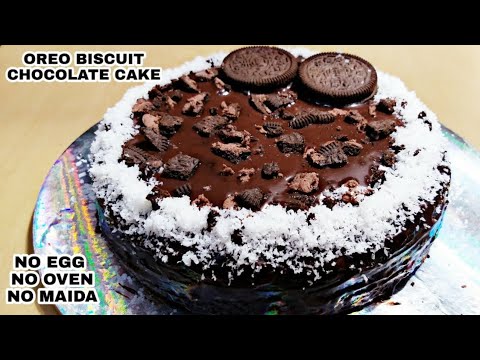 OREO Biscuit Cake Only 3 Ingredients In Lock-Down Without Egg, Oven, Maida | Chocolate Cake In Kadai