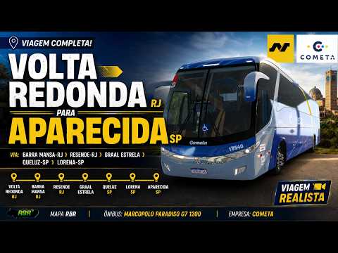 VOLTA REDONDA A APARECIDA | G7 1200 SCANIA 4X2 | MAPA RBR
