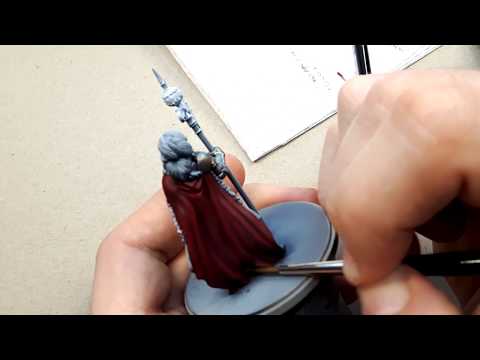 Kingdom Death: Monster painting guide 3 - How to paint red cloth with layers and glazing