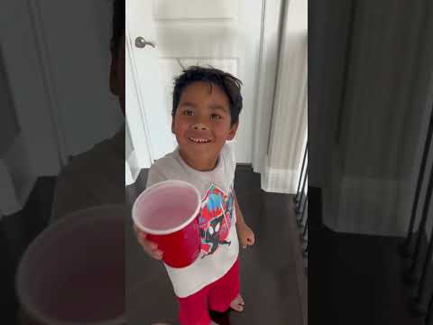 Son pulls prank on dad while sleeping and mom helps him #shorts