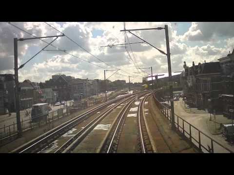 [cabinerit] A train driver's view: Leiden CS - Rotterdam CS, VIRM, 1-Sep-2014.