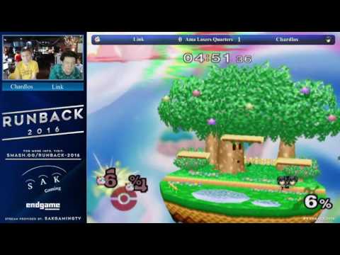 Runback 2016 Melee Singles Amateur Losers Quarters - Link (Jigglypuff) vs Chardlos (Marth)