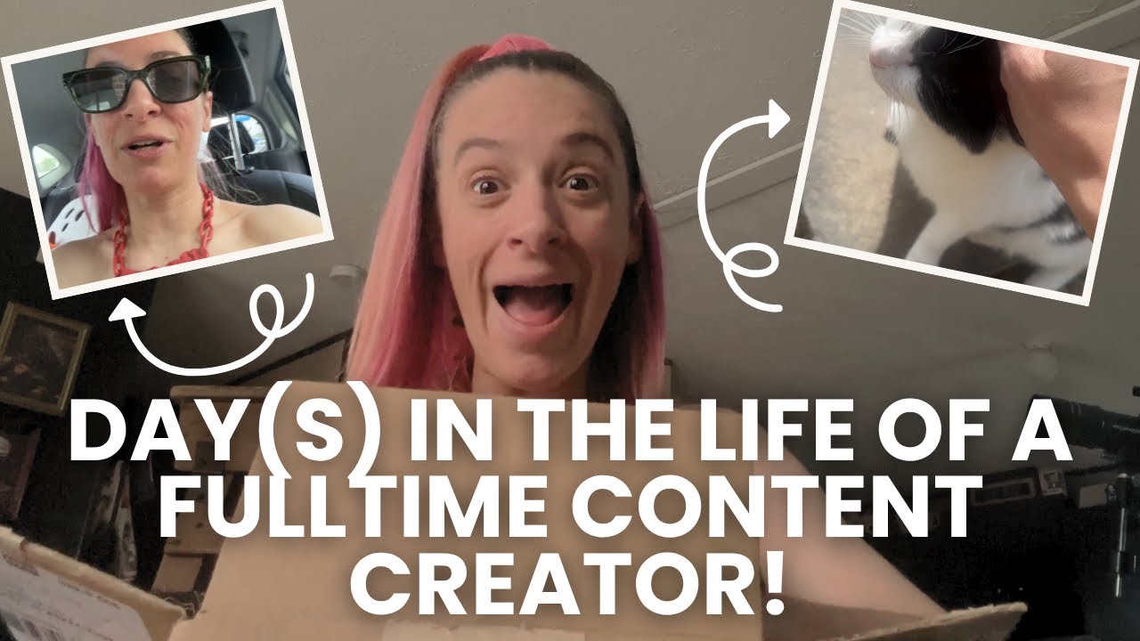vlog: day(s) in the life of a full time content creator!