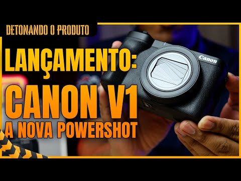 Canon PowerShot V1: Câmera Compacta 4K para Vlogging e Fotografia