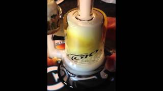 Toro&#39;s New Macro with Internal Stemless Froth Perc Prop 215 dabs shatter wax bho jp toro