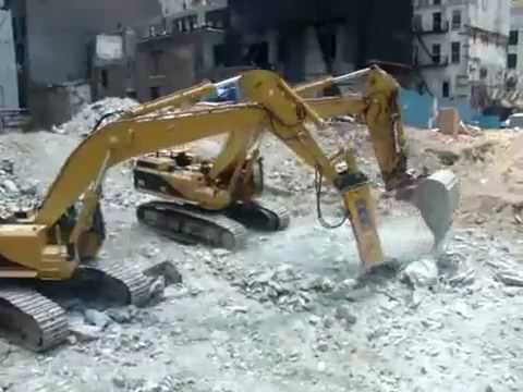 Indeco HP Large hydraulic breakers - Excavation for foundations