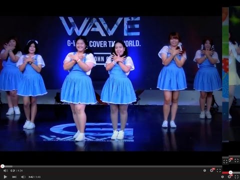 "G-Pink" cover "I Don't Know+No No No" (A-Pink) @ "G-Wave Competition 2015 :: Cover Dance"