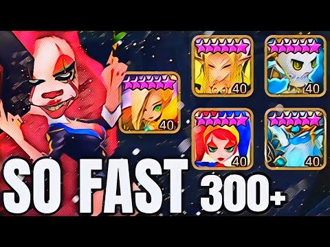 DESTRUCTIVE 300-SPD TEAM in RTA - Summoners War