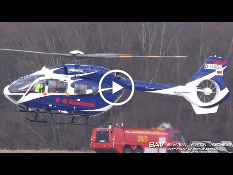Airbus Helicopters H145 - Kawasaki (D-HADC) JA02BK - takeoff at Manching Air Base
