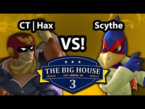 The Big House 3 - Hax (Captain Falcon) Vs. Scythe (Falco, Captain Falcon) - Pools Round 1 - SSBM
