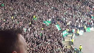 Celtic Fans Celebrating at Hampden | Celtic vs Aberdeen