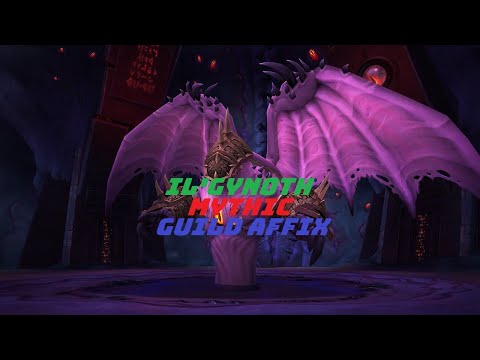 Ny'alotha, The Waking City - Mythic Il'gynoth, Corruption Reborn First kill - Tank POV [Guild Affix]
