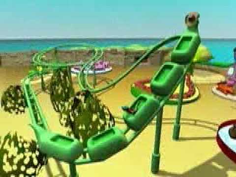 Green Scream Park Map Animation