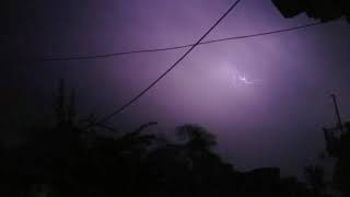 preview picture of video 'Vehari, punjab,pakistan, weather lightning'