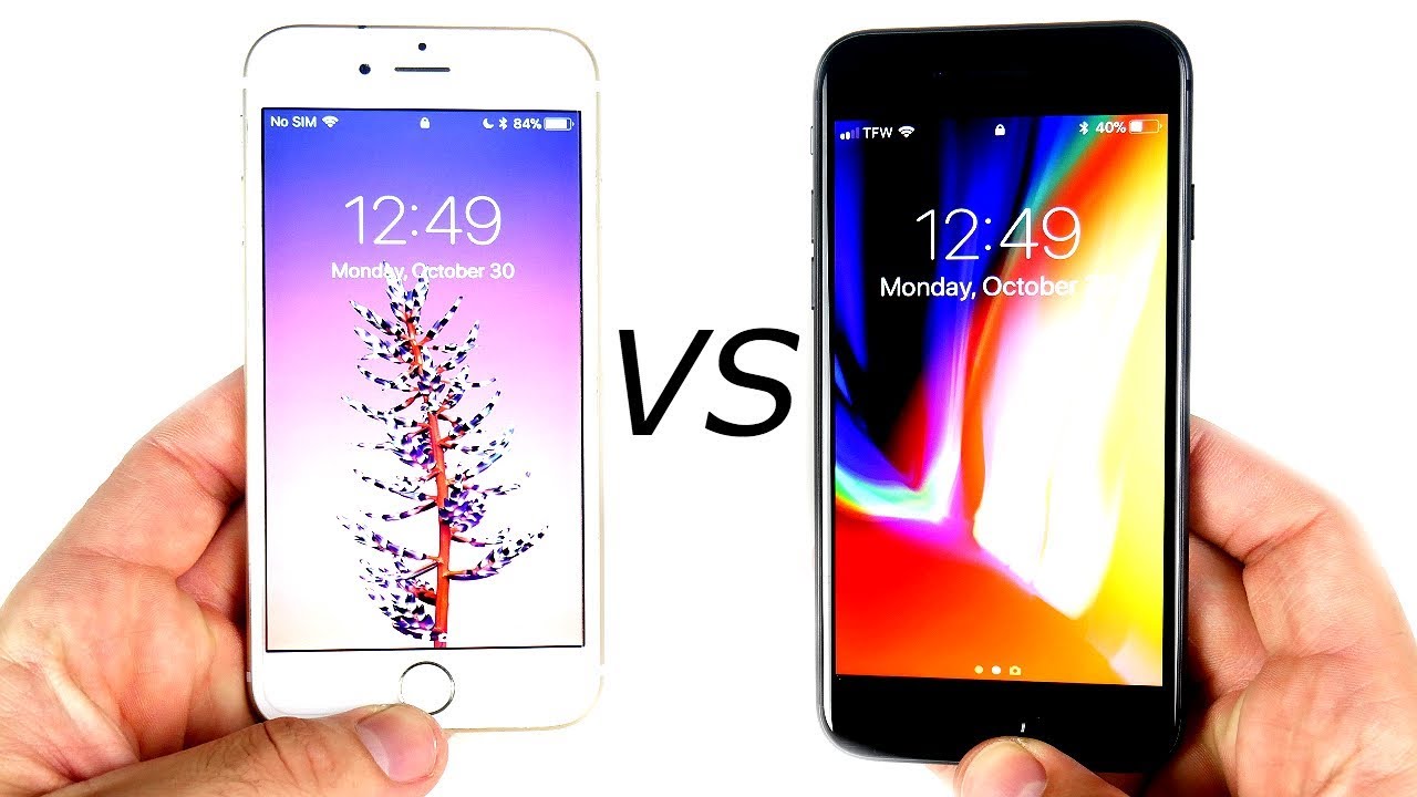 iPhone 6S vs iPhone 8 Speed Test!