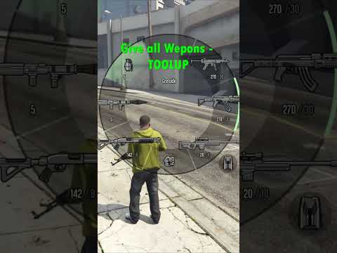 GTA V - Get all Weapons  & Ammo Cheat #gta #gtav #gtaonline #gtaweapons #gta5ecrets